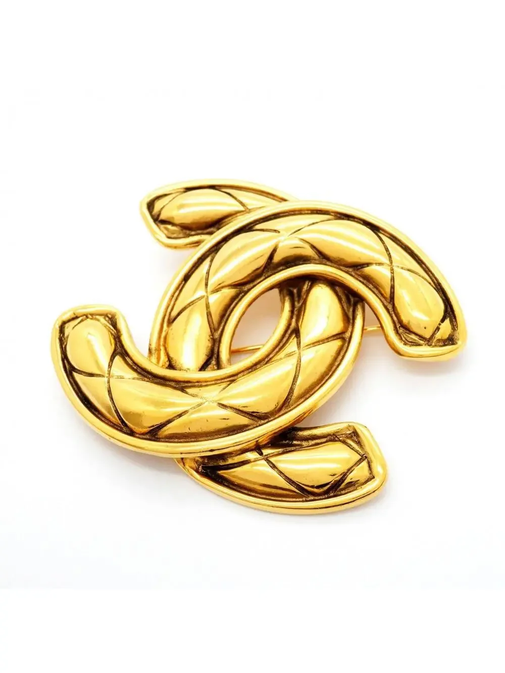 Chanel Cc Logo Brooch Metal #327443C75B